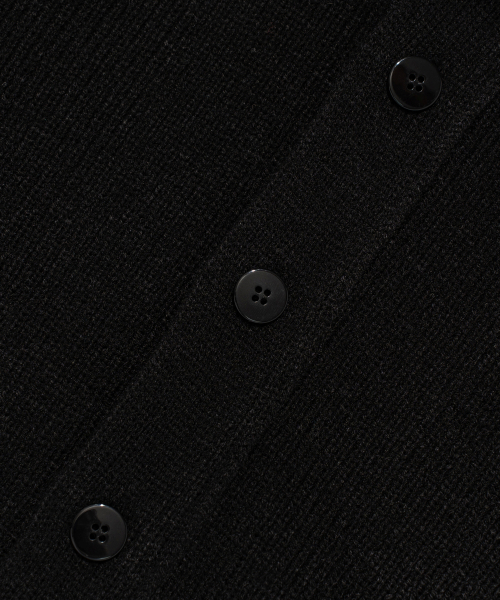 Вязаный кардиган с V-вырезом Heritage (Black)