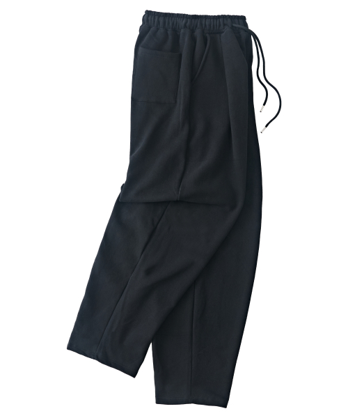 Мягкие джоггеры с начесом (Black)