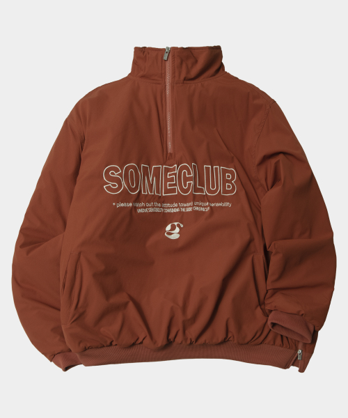 Свободный анорак-свитшот на молнии с логотипом, 3COLOR