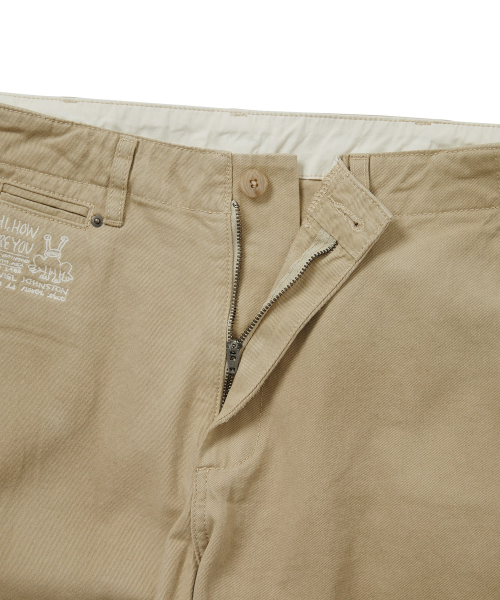 TNT Daniel Johnston Faded Twill Pant хаки