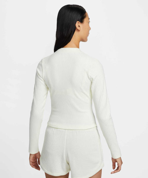 Спортивный тонкий кардиган в рубчик W - Sail:Black / IF0235-133