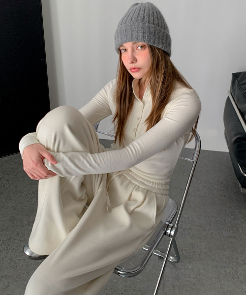Comfy свободный полоса брюки (5colors)