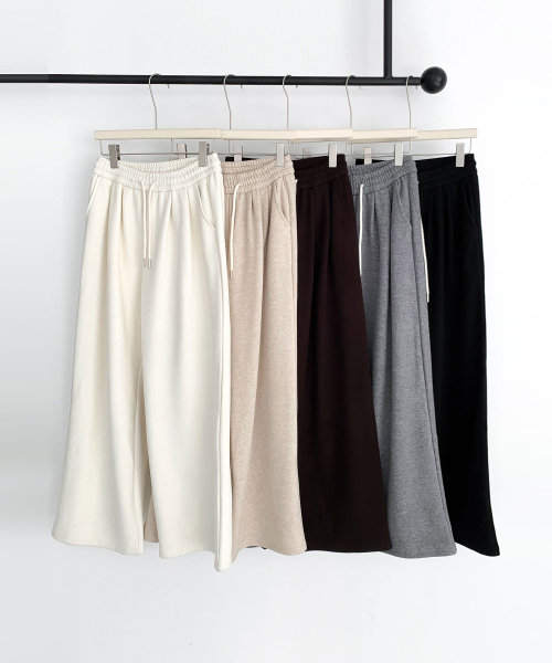 Comfy свободный полоса брюки (5colors)