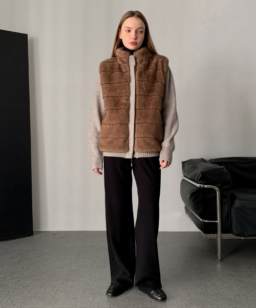 Faux Fur Knit кардиган