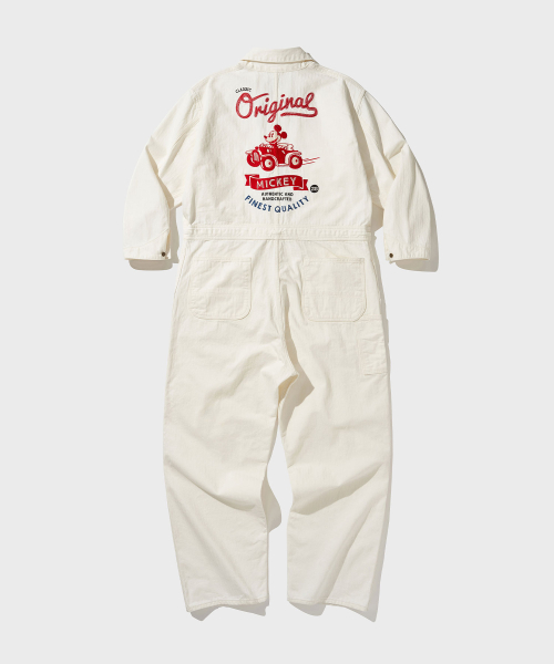MICKEY MOUSE_RACING COVERALLS [Snow белый]