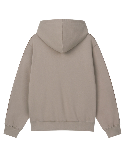 Asel Hoodie Zip-up Beige