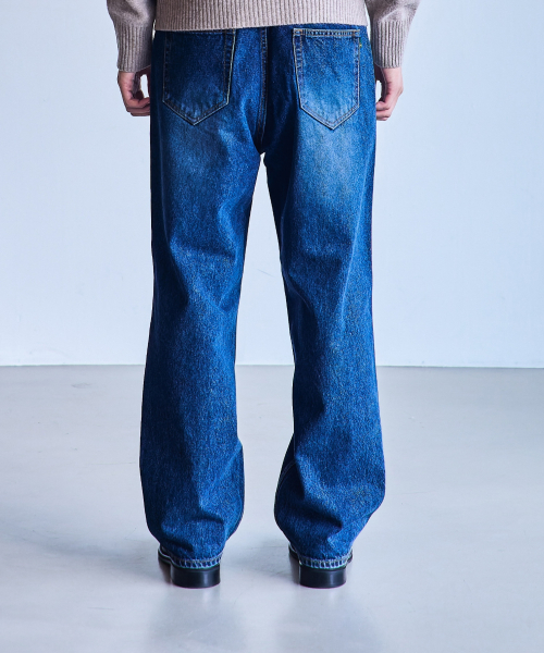 Pocket Denim Pants Relaxed fit_FIT5 MidiBlue