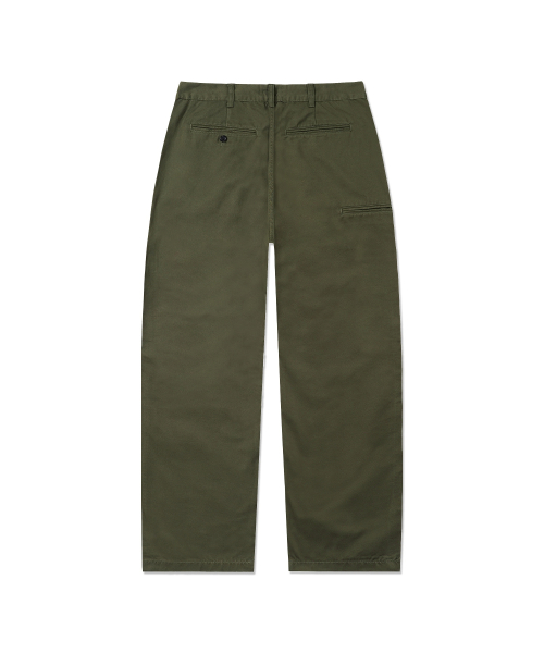 [ Import Fabric] Formal Office Chino Pants Loose fit_FIT5 Khaki