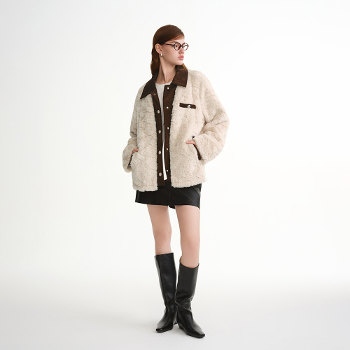 AR_Corduroy fur jacket