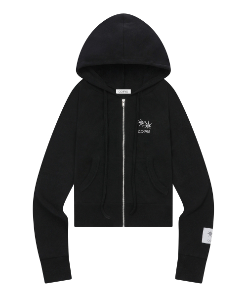 GLEN CROP HOOD ZIP-UP (2COLOR)