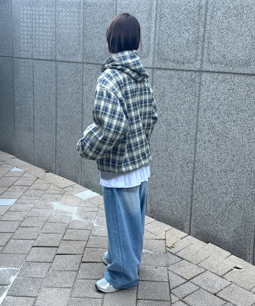 [Jezang Edition] Vicky Reversible Hoodie Zip-up Jacket [MelangeGray]
