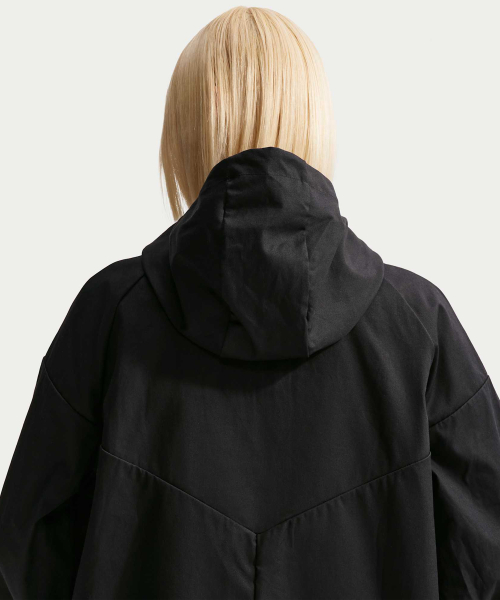 W NK RPL RAINRNR LITE JKT - BLACK/(SAIL)