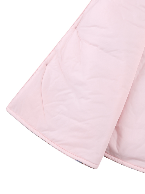 Wool Fur Padding Shirt Pink