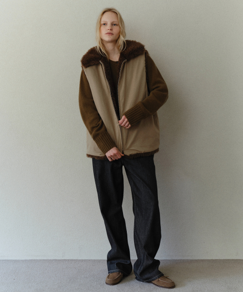 Shearing inner jumper_Beige