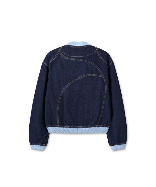 Curved Bomber Jacket