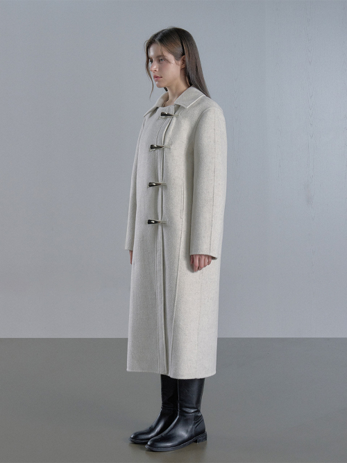 Wool Balloon Coat - /Black