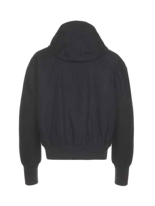 FORM CANVAS ZIP JACKET_BLACK