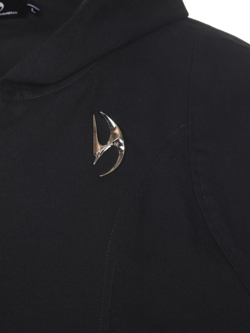 FORM CANVAS ZIP JACKET_BLACK