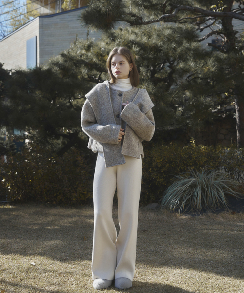 Hoodie WoolCoat_light brown