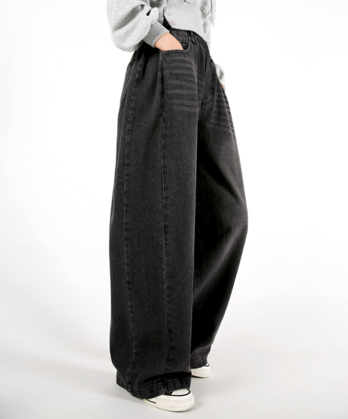 Womens WideDenimJeans 3COLOR