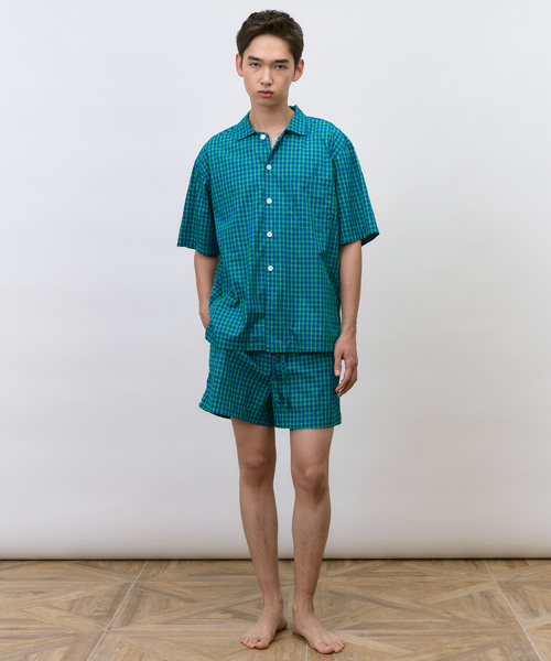 Summit Check Washed Short Shirt