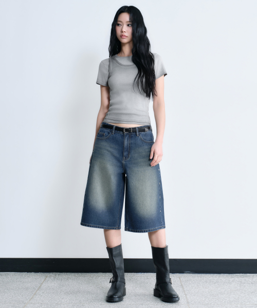 Denim Shorts [Midi ]