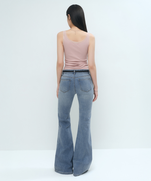 [Cool] Slim Flare Denim Pants
