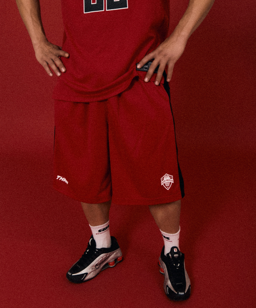 FORCEFIELD AIRBASE MESH SHORTS [RED]