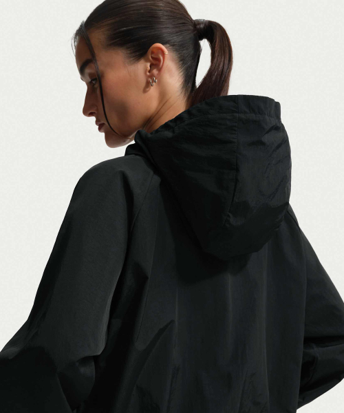 Sports Hoodie Jacket W - Black: / IQ0057-010
