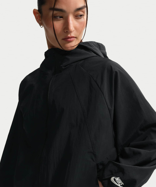 Sports Hoodie Jacket W - Black: / IQ0057-010