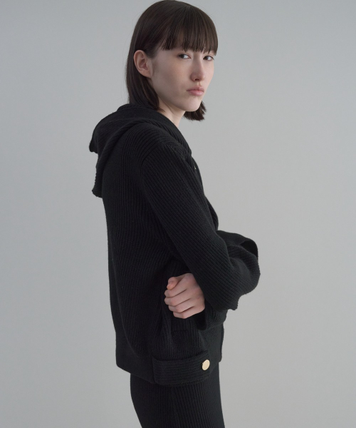 Zip-Up Hoodie [BLACK]