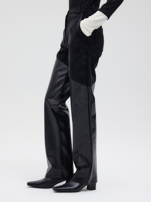 Leather LinePants_Black
