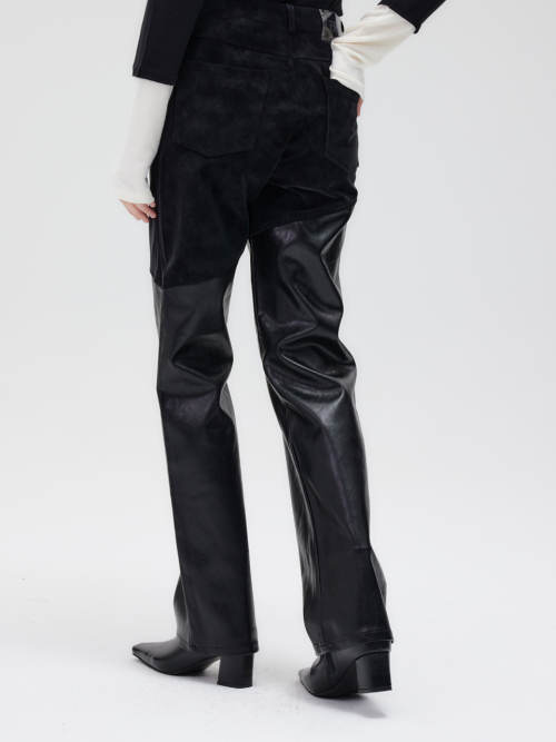 Leather LinePants_Black