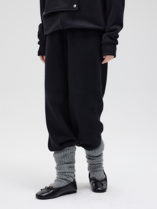 Knit Pants_Black