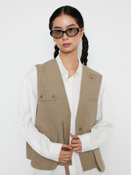 Vest KhakiBeige