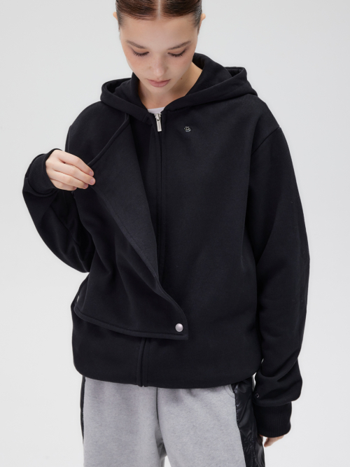 Fleece Zip-up_Black