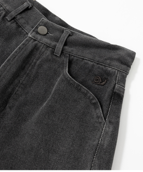 Широкие джинсы Black Denim