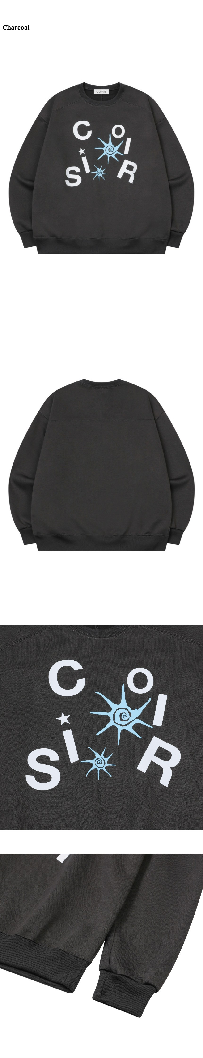 LOGO SWEATSHIRT UNISEX - 2 COLORS GREY