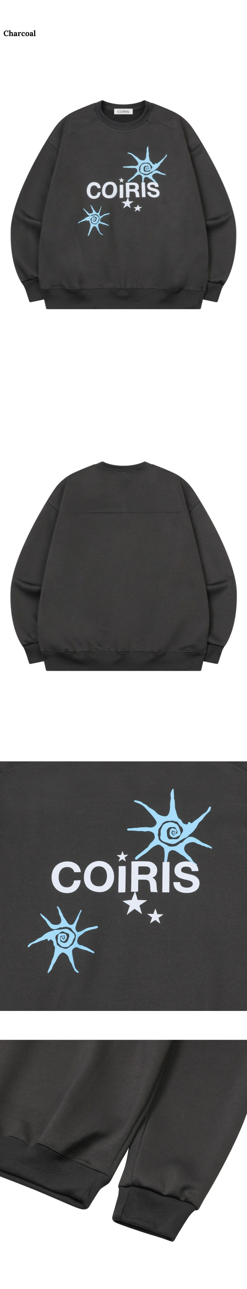 SWEATSHIRT UNISEX - 3 COLORS BLACK