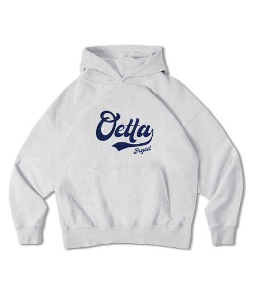 Худи оверсайз из плотного хлопка с начесом и логотипом Curly