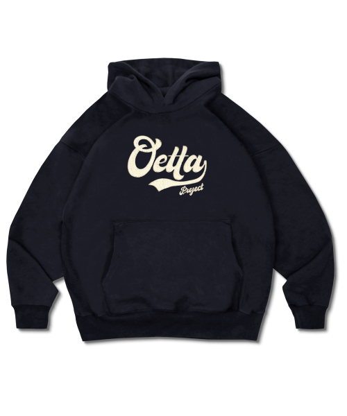 Худи оверсайз из плотного хлопка с начесом и логотипом Curly