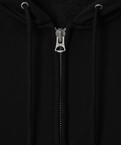 JN344 USA Cotton Half Zip Fleece Hoodie - BLACK