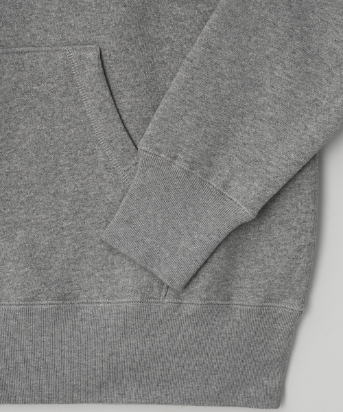 JN344 USA Cotton Half Zip Fleece Hoodie - MELANGE