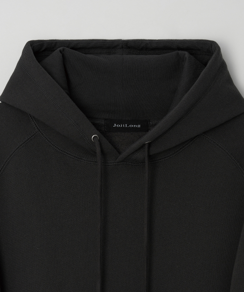 JN345 USA Cotton Reglan Fleece Hoodie - CHARCOAL
