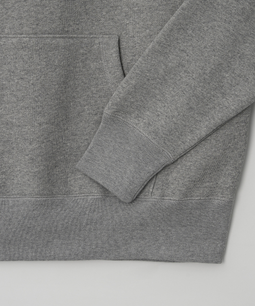 JN345 USA Cotton Reglan Fleece Hoodie - MELANGE