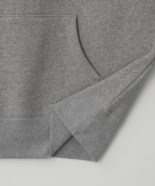 JN345 USA Cotton Reglan Fleece Hoodie - MELANGE