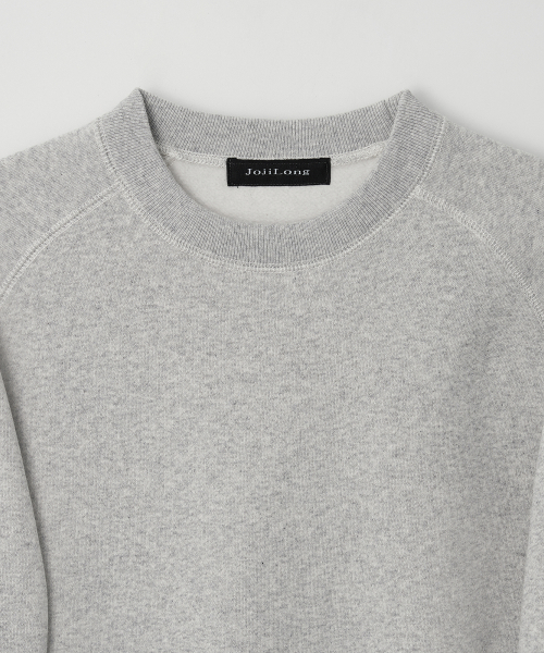 JN346 USA Cotton Reglan Sweatshirt - LIGHT MELANGE