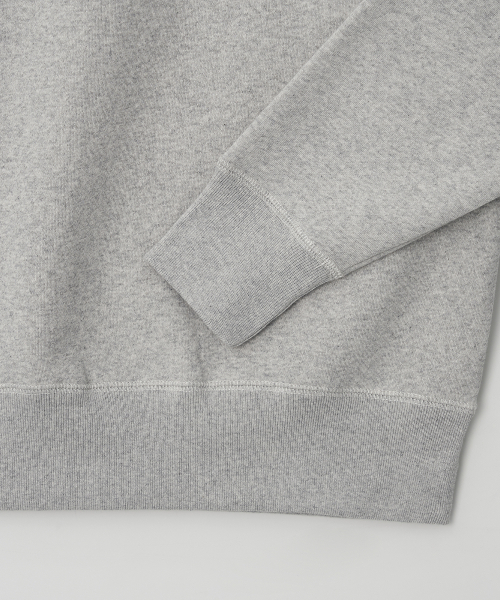 JN346 USA Cotton Reglan Sweatshirt - LIGHT MELANGE