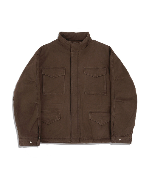 Утепленная куртка M65 с винтажным эффектом (Brown)