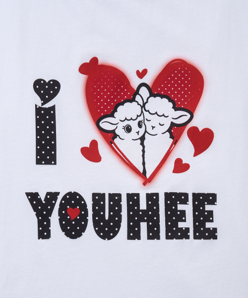 I LOVE OFF-SHOULDER T-SHIRTS_WHITE